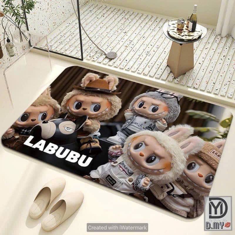 THẢM LAU CHÂN CHỮ NHẬT LABUBU