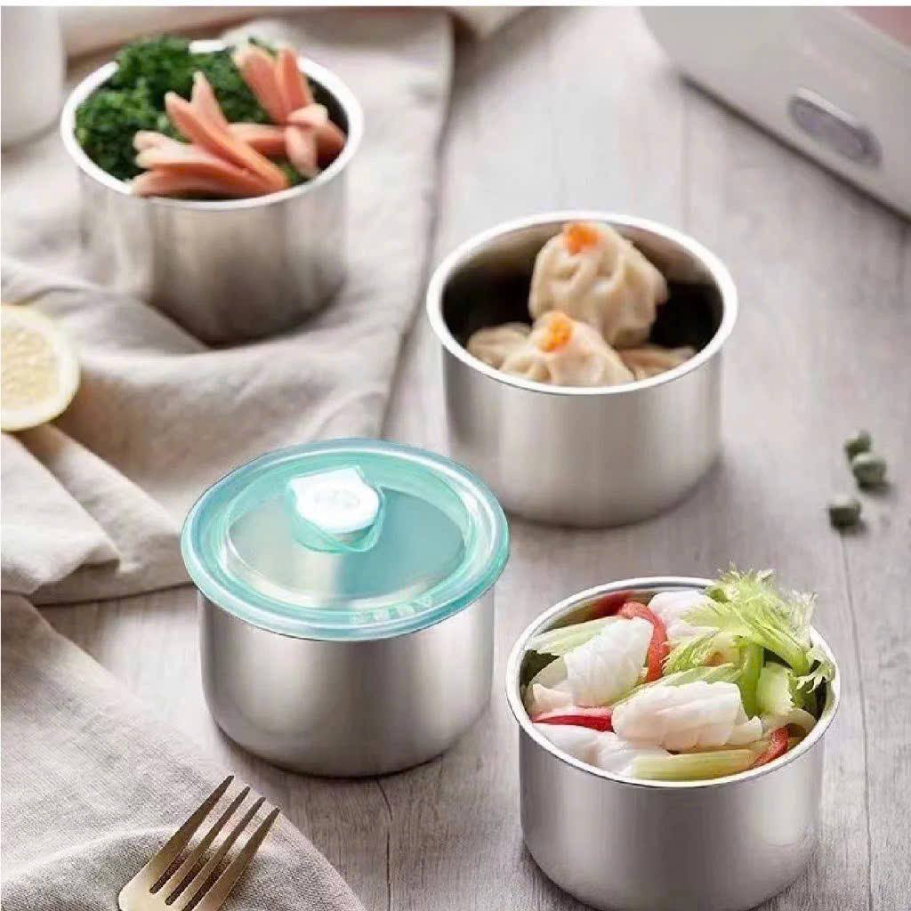 HỘP INOX TRÒN ĐỰNG THỰC PHẨM CÓ NẮP ĐẬY