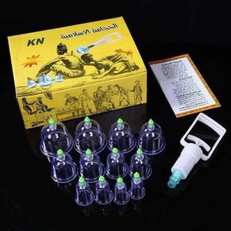 Bộ 12 ống giác hơi  và dụng cụ bơm loại mới