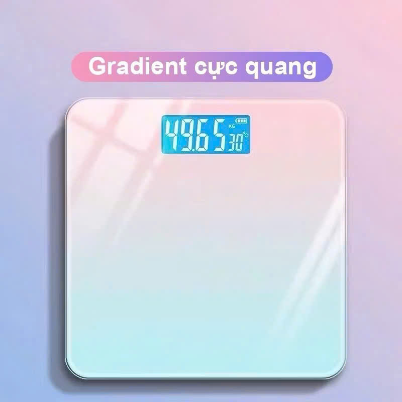 Cân Sức Điện Tử Ngủ Sắc Mặt Kính Cường Lực Chịu Lực Tốt Lên Đến 200 KG