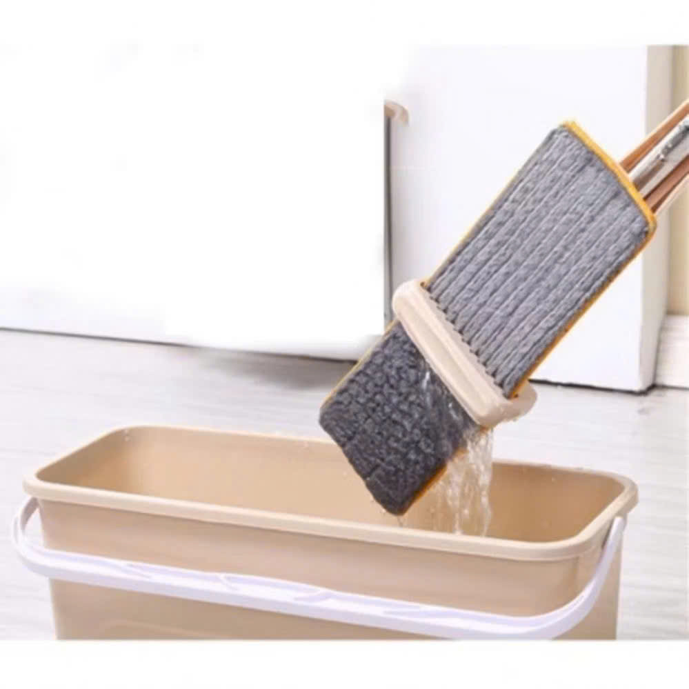 Chổi Lau Nhà Tự Vắt Xoay 360 Spin Mop Size to Kèm 2 Bông Lau(Hàng đẹp)