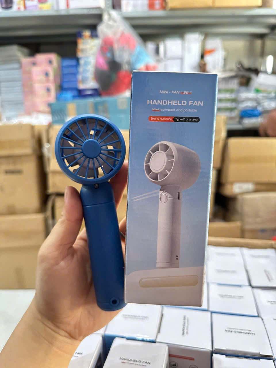 QUẠT TÍCH ĐIỆN CẦM TAY MINI TURBOFAN SIÊU MẠNH