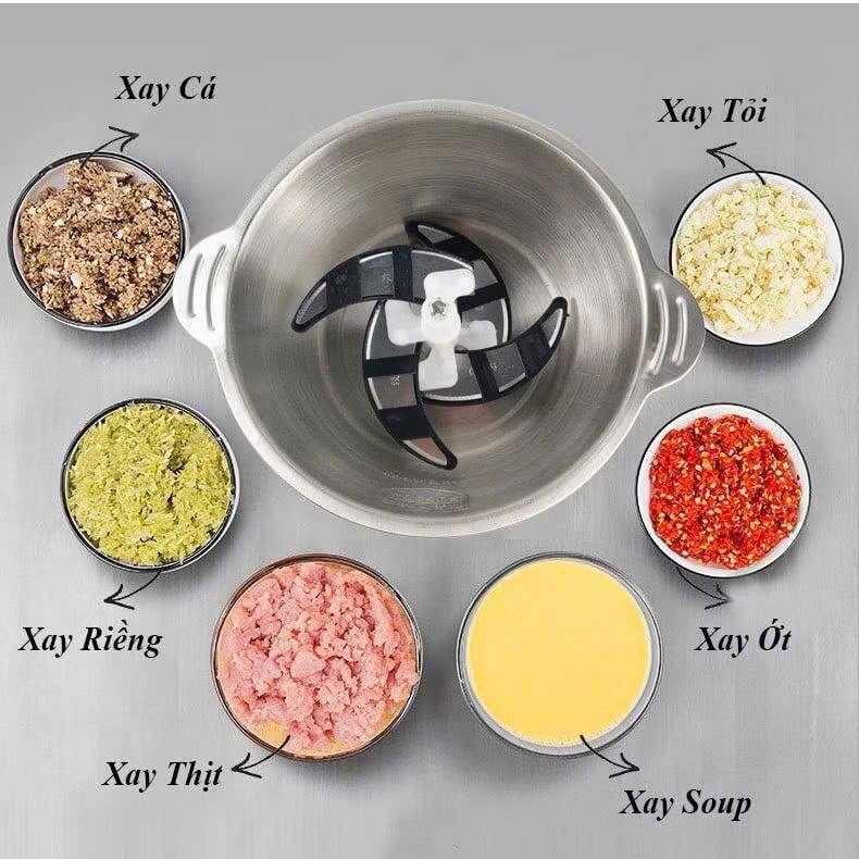 MÁY XAY THỊT CỐI INOX 