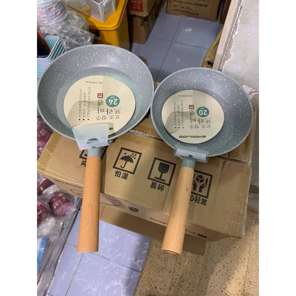 CHẢO CHỐNG DÍNH ĐÁ XANH CHỐNG DÍNH VÂN ĐÁ 28cm