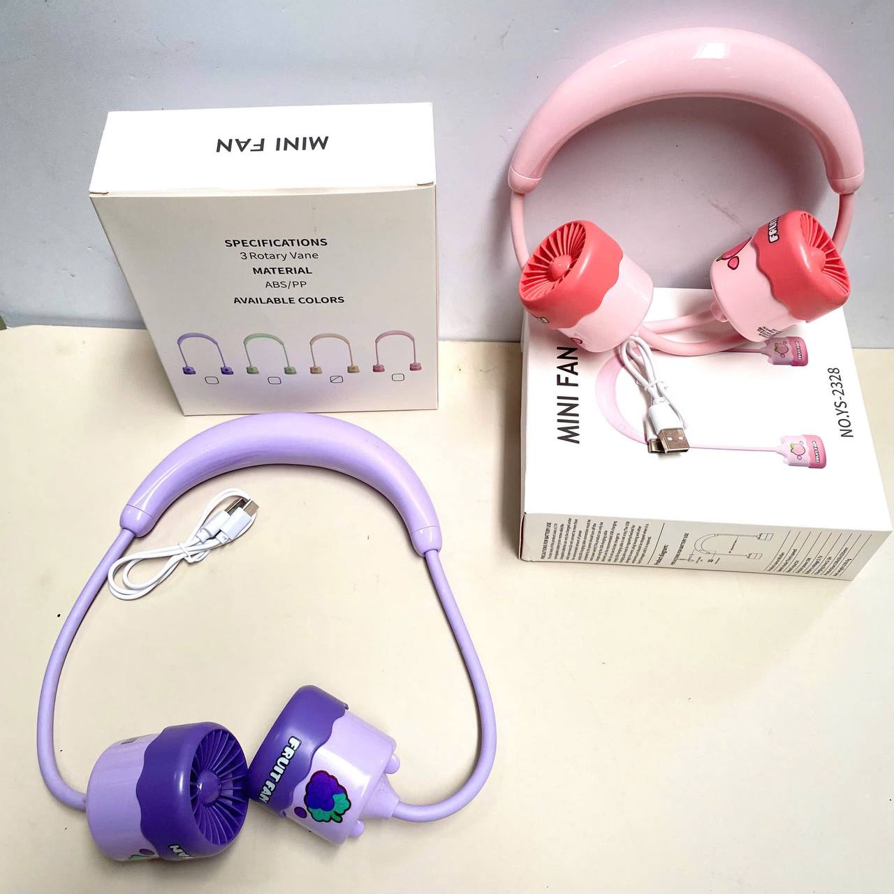QUẠT TÍCH ĐIỆN ĐEO CỔ NHỎ GỌN TIỆN LỢI