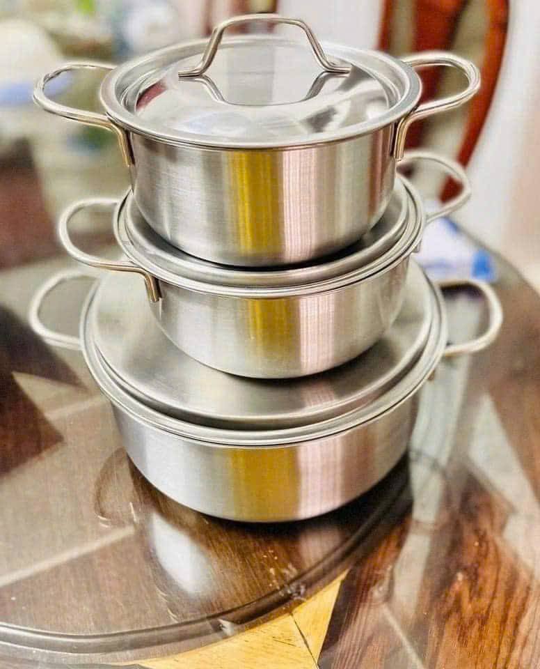 BỘ 3 NỒI SONY INOX CAO CẤP