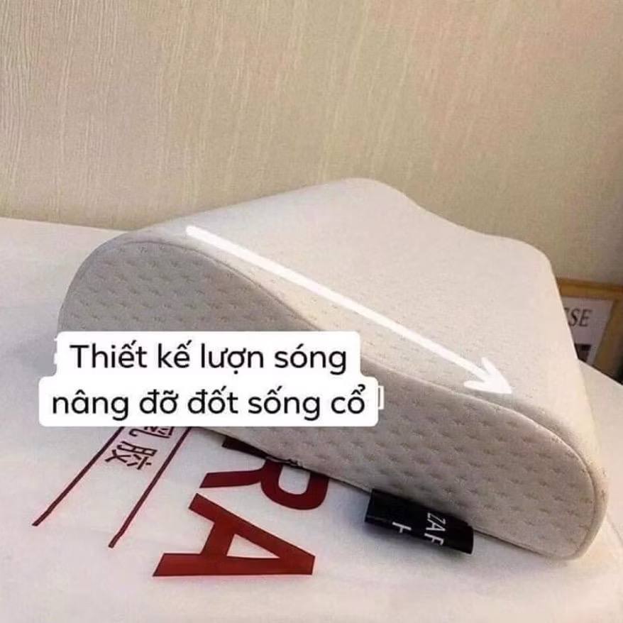 GỐI CAO SU ZAZA ÊM ÁI CHỐNG ĐAU CỔ VAI GÁY