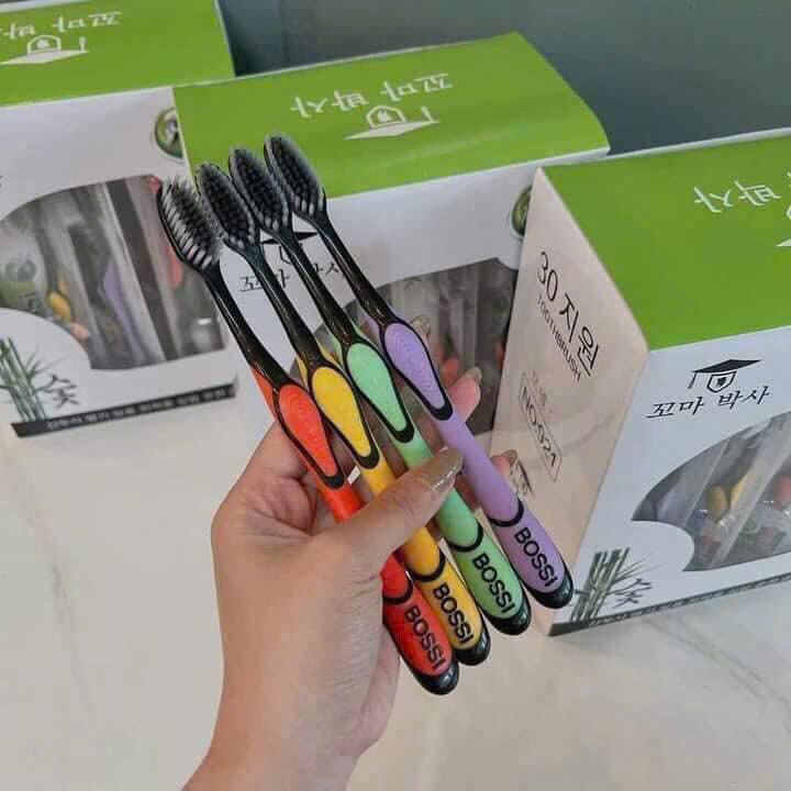 Bàn Chải Đánh Răng BOSSI – Hộp 30 Cái