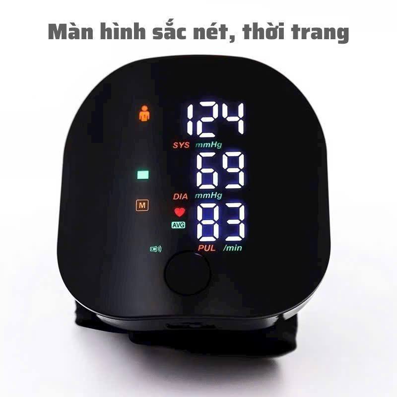 Máy Đo Huyết Áp Màn Hình Kỹ Thuật Số- Có sạc pin- Phát sóng giọng nói