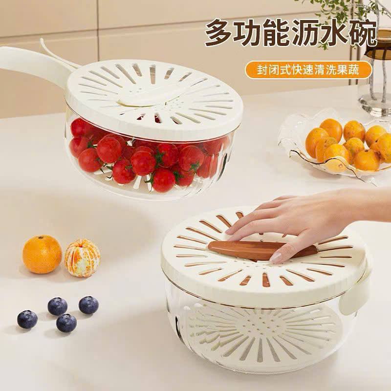 RỔ ĐỰNG VÀ RỬA RAU CỦ 2IN1 TIỆN LỢI