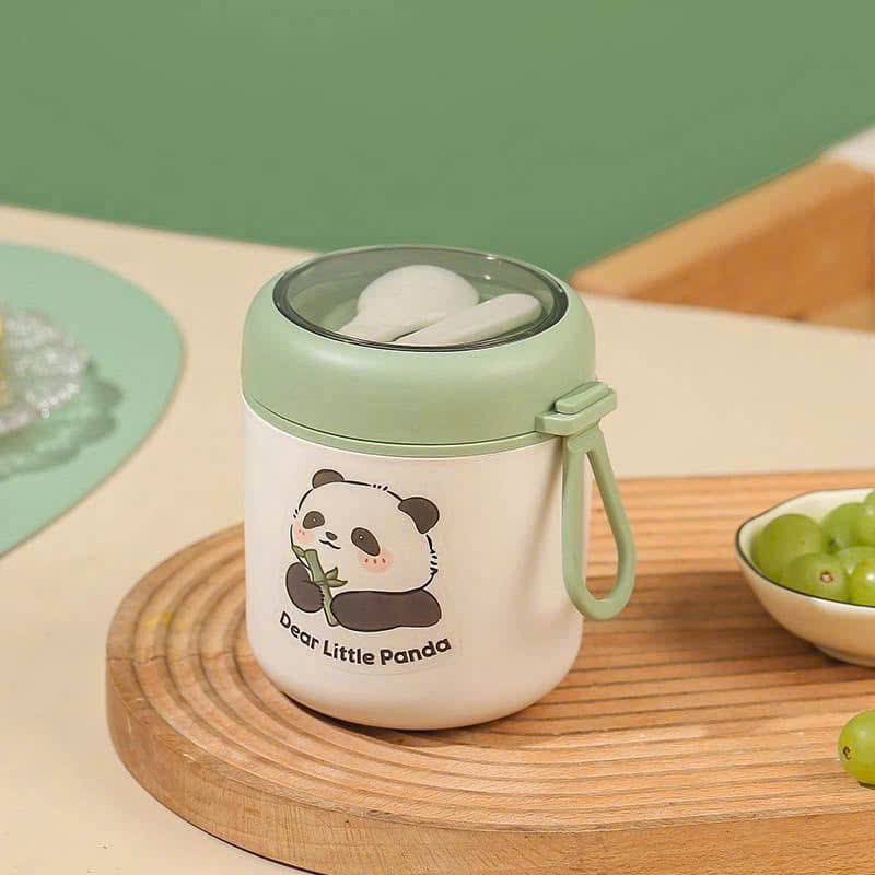 BÌNH Ủ CHÁO BEAR KÈM MUỖNG 430ml(có hộp)