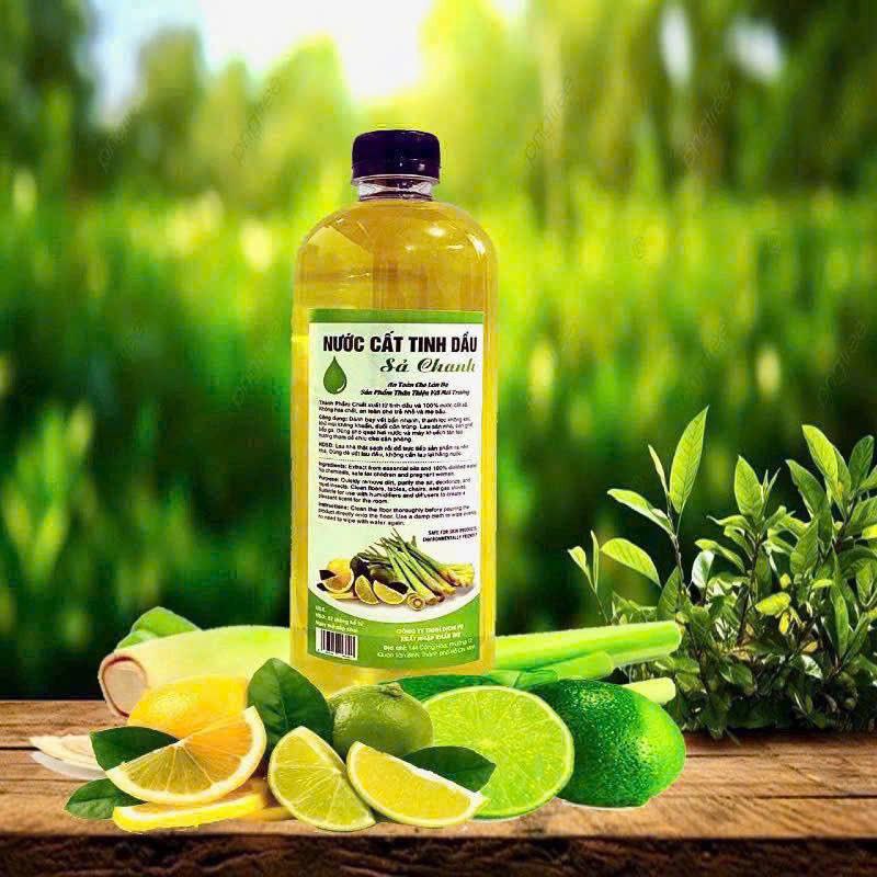 NƯỚC CẤT LAU SÀN TINH DẦU SẢ CHANH 1000ML