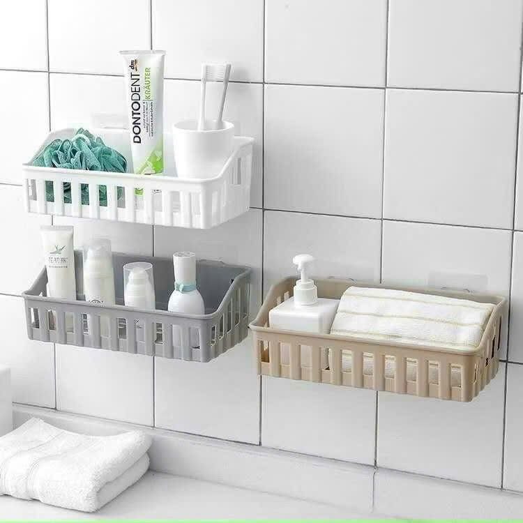 Kệ Nhựa Dán Tường Để Đồ Đa Năng Loại Lớn