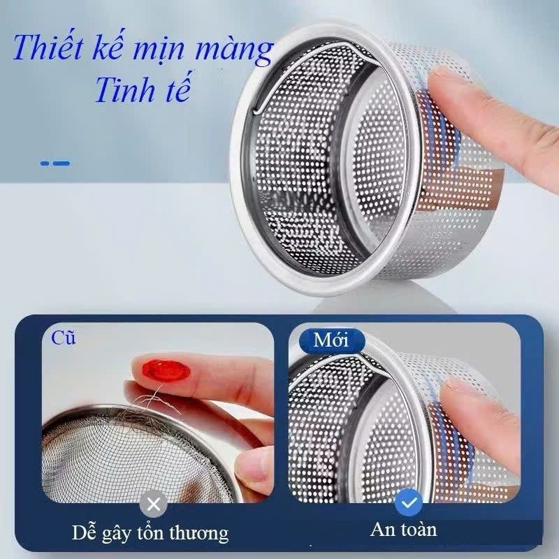 GIỎ INOX LỌC RÁC BỒN RỬA CHÉN