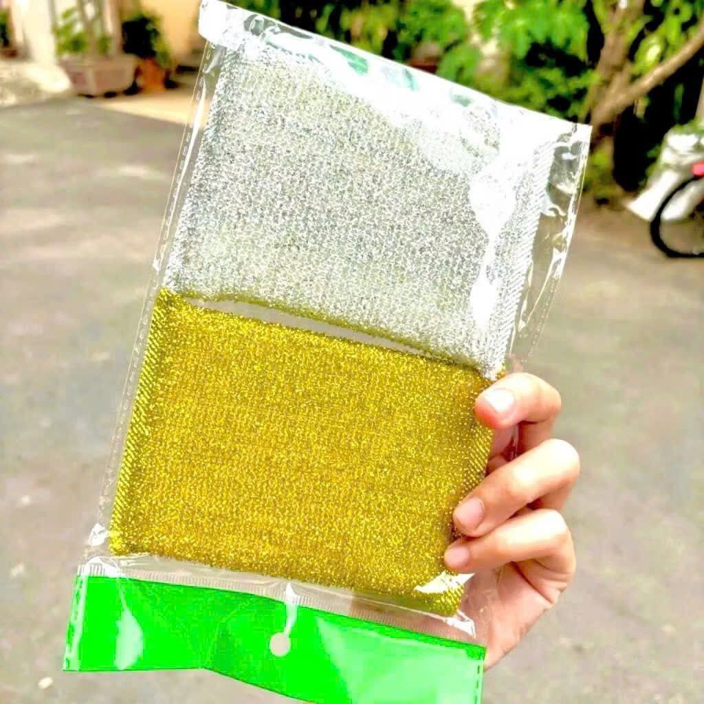 Set 2 Miếng Rửa Bát Cọ Xoong Nồi Bọt Biển Đa Năng