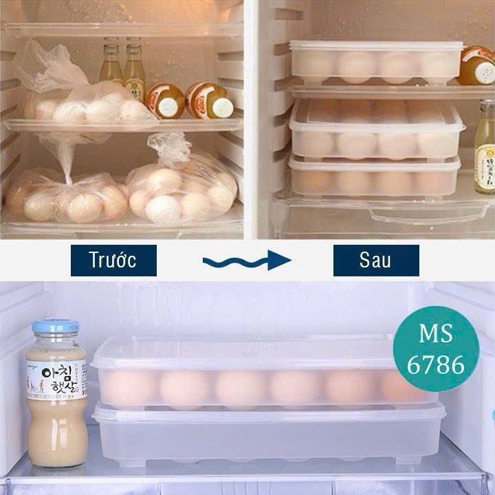 [10] HỘP ĐỰNG TRỨNG 24 QUẢ SIÊU TIỆN LỢI VIỆT NHẬT 6786