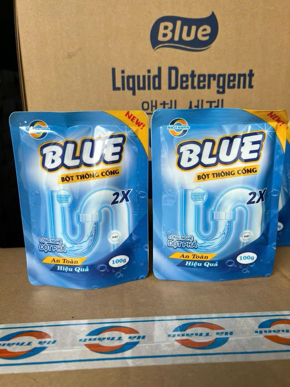 Bột thông Cống ,Thông Bồn Cầu Blue–