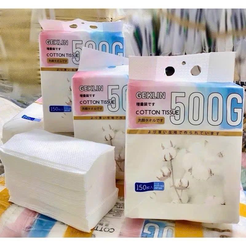 KHĂN RÚT ĐA NĂNG GEKLIN 150 TỜ COTTON – SIÊU MỀM, SIÊU TIỆN LỢI!