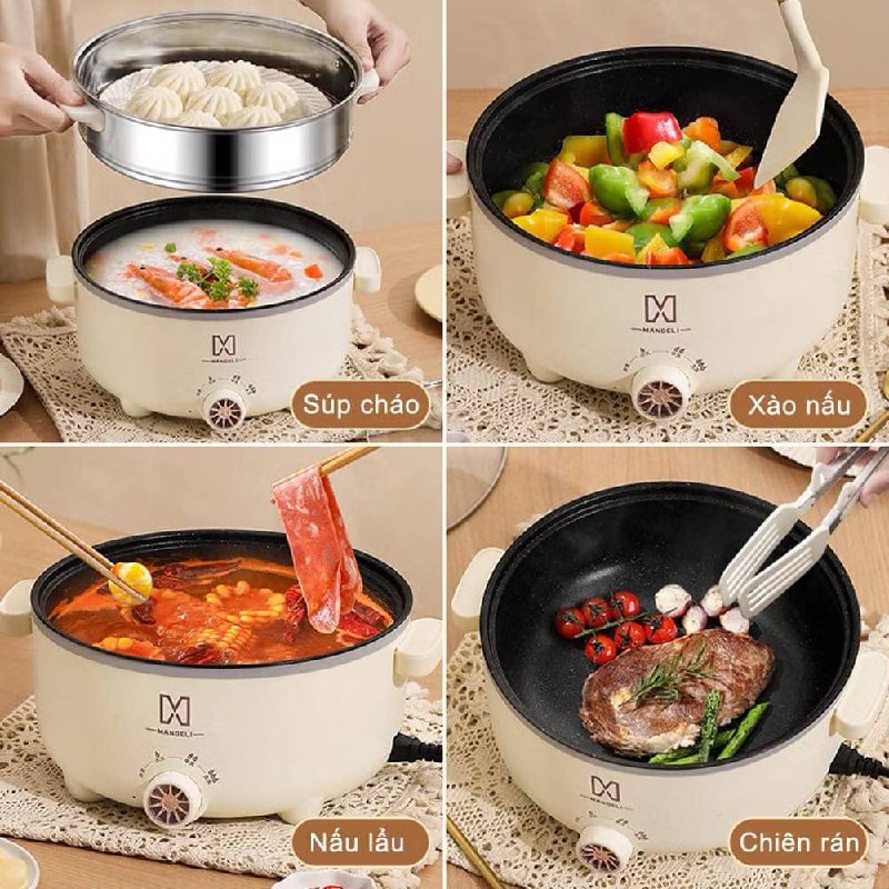 [20] NỒI LẨU ĐIỆN MANDELI 28CM – ĐA NĂNG TIỆN LỢ