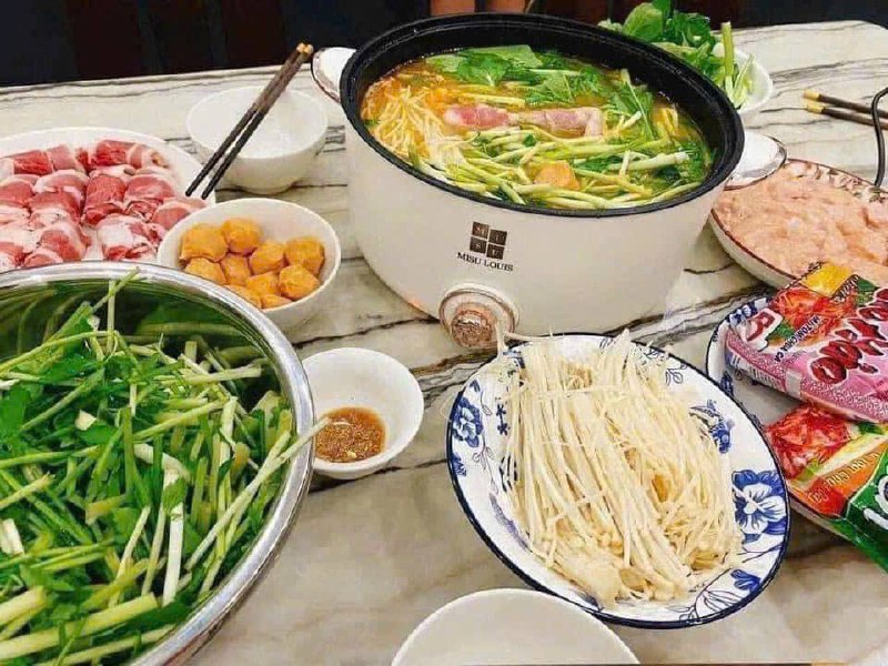 [20] NỒI LẨU ĐIỆN MISU LOUIS 2 TẦNG 28CM