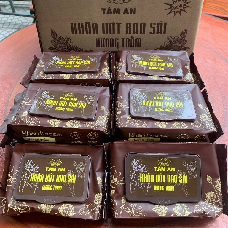 Bịch 32 tờ Khăn lau bàn thờ Tâm An