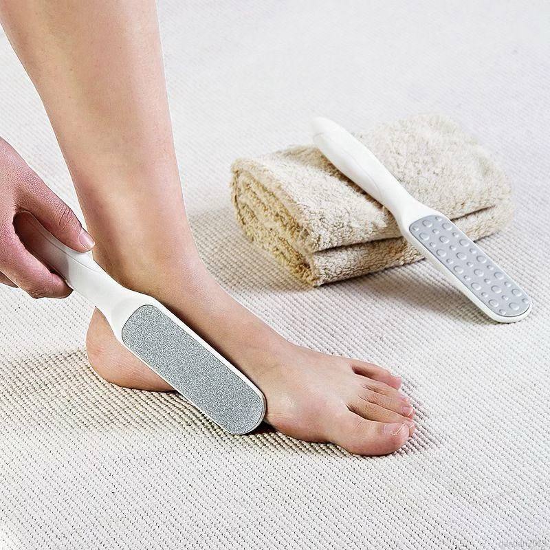 Cây Chà Gót Chân 2 Mặt Bằng Thép Không Gỉ